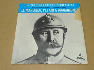 *** Verdun : Allocution Maréchal Pétain Douaumont 1927 *** 7" 33T ♫ HF 22 {VG++} - Picture 1 of 4