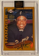 2021 Topps Archives Signature Series Dusty Baker card 