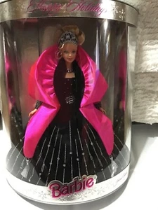 MUÑECA BARBIE Edición Especial FELICES FIESTAS 1998 Navidad Mattel Coleccionable NUEVA - Imagen 1 de 11