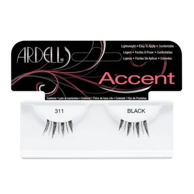 Ardell Accents False Eyelashes #311 Black (10 Pack) - Image 1 of 2
