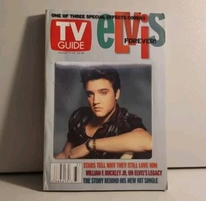 ELVIS AUGUST 17 - 23, 2002 Los Angeles TV GUIDE 50s 3D PICTURE "ELVIS FOREVER! - Picture 1 of 5