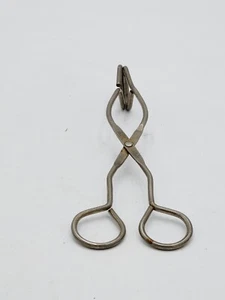 Vintage Ekco Kitchen Canning Tongs Stainless Steel Metal Scissor Grippers USA - Picture 1 of 4