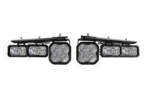 Kit de bolsillo antiniebla diodo dinámico para Ford Bronco 21-23 con parachoques de acero blanco deportivo - Imagen 1 de 1