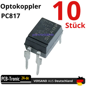 10X Optokoppler PC817 EL817 817 817C FL817C PS817C DIP4 DIP-4 DIP, 1 Kanal DE