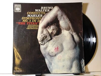 Mahler Symphony No. 1 In D 72099 Mono Bruno Walter VG+ 12in Vinyl Record Album Foto 1 de 2