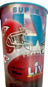 Super Bowl LV 32oz Cup | Chiefs vs Tampa Bay Buccaneers | NFL Licensed KC 2021 - Picture 1 of 2