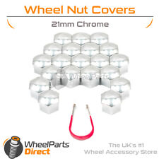 Chrome Wheel Nut Bolt Covers 21mm GEN2 For Nissan NV200 09-20