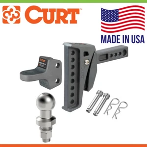 Brand New * CURT * Rebellion XD ShockDrop Ball Mount Kit - 70mm Tow Ball Mount - Foto 1 di 4