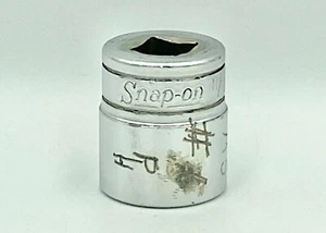 Snap-on 3/8" Drive 12 Point SAE 11/16" Flank Drive Shallow Socket F221 USA - Picture 1 of 8