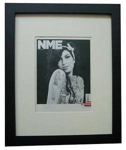 AMY WINEHOUSE+RARE+NME+POSTER+AD+ICONIC GALLERY QUALITY FRAMED+FAST WORLD SHIP - Imagen 1 de 8