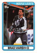 Brad Marsh #155 1990-91 Topps Toronto Maple Leafs