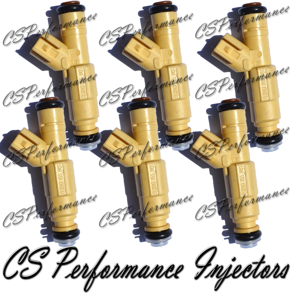 OEM Bosch Fuel Injectors Set for 2000-2002 Mercury Cougar 2.5L V6 01 02 2.5 - Image 1 of 1
