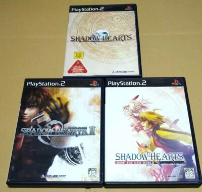 Lot 3 Shadow Hearts 1 2 II & From The New World set PS2 Playstation 2 Japan Ver. - Image 1 of 4