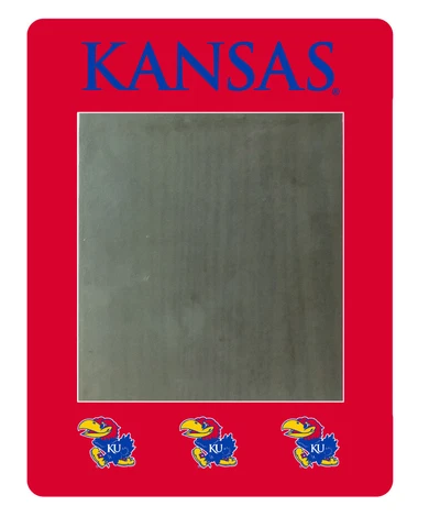 Kansas University KU Jayhawks Framed Magnetic Locker Mirror Cover