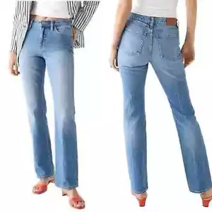 J.Crew Damenjeans in voller Länge halber Stiefel Emporio Wash Gr. 31 neu mit Etikett BF659 - Bild 1 von 9