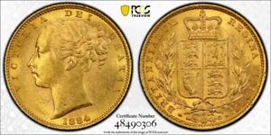 1884-S Australia, One Sovereign Gold Coin, MS 61 PCGS.!