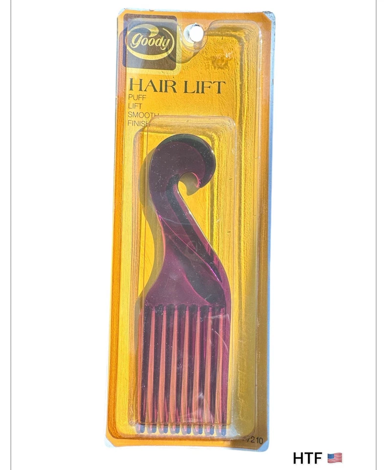 Vintage 1975 Old Stock Goody Hair Lift Pick Comb Made In USA