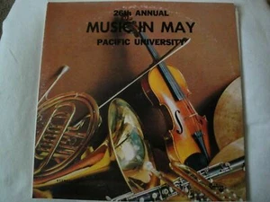 26TH ANNUAL MUSIC IN MAY PACIFIC UNIVERSITY 2X VINYL LP ALBUM CENTURY RECORDS EX - Picture 1 of 8