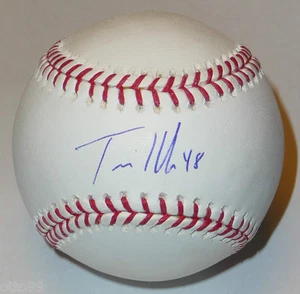 TRAVIS HAFNER SIGNED OML BASEBALL CLEVELAND INDIANS TEXAS RANGERS NY YANKEES - Picture 1 of 2