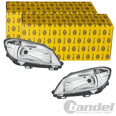 2x HELLA H4 PY21W W5W SCHEINWERFER SATZ passend für SKODA FABIA ROOMSTER - Bild 1 von 4