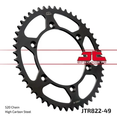 JT Rear Sprocket 49/520 ID :136 mm I Fit Husqvarna CR 250 1993-2005 - Image 1 of 4
