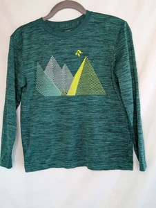 Boys Tek Gear Long Sleeve Quick Dry Graphic T-Shirt Size Medium - Picture 1 of 4