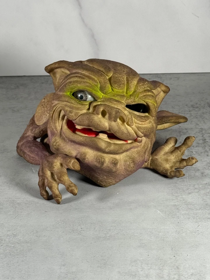 Marioneta de mano de goma original vintage Mattel 1987 Boglins DROOL Foto 1 de 4