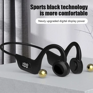 5.4 Bone Conduction Headphones Bluetooth Wireless Earphone Waterproof Swimming - Picture 1 of 9
