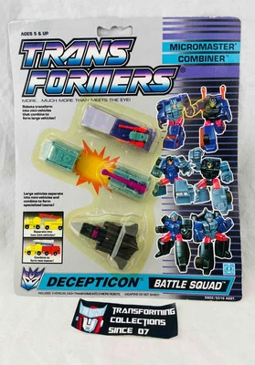 Transformers Original G1 1990 Micromaster Combiner Battle Squad MOSC Sealed - Image 1 of 2