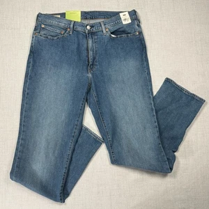 Levi's 541 Premium Jeans Mens 36x34 Blue Denim Flex Eco Performance Straight Leg - Picture 1 of 10