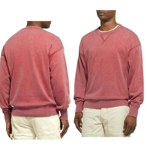 J.Crew Men’s Sweatshirt M Roasted Pepper Mélange Cotton Crewneck Pullover NWT - Picture 1 of 13