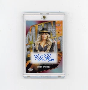 2025 Topps Cromo WWE Trish Stratus Evento Principal Autógrafo Rojo #d 3/5 - Imagen 1 de 2
