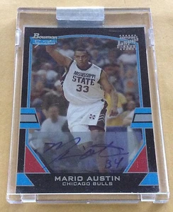 2003 Bowman Signatures Basketball Mario Austin Autograph Card 0371/1250 - Picture 1 of 2