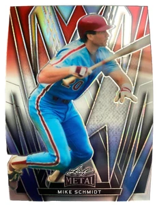 2024 Leaf Metal Prismatic Red White & Blue #46 Mike Schmidt #2/3 - Picture 1 of 2