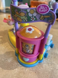 Vtg Mattel Polly Pocket BUTTERFLY RIDE 2002 Amusement Park Game Stand Duck - Picture 1 of 4