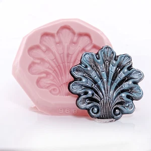 Molde medallón con carcasa de silicona seguro para alimentos fondant chocolate artesanal resina arcilla (896 - Imagen 1 de 7