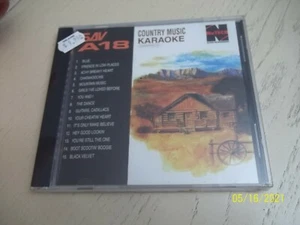 NEW SEALED NUTECH CD GRAPHICS KARAOKE COUNTRY MUSIC SAV A18 - Picture 1 of 2