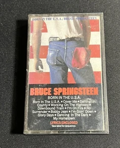 Born in the U.S.A. by Bruce Springsteen (Cassette Tape) -FREE SHIPPING! - Picture 1 of 4