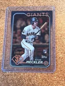 2024 Topps Baseball Acetate # 458 Wade Meckler RC 04/10 SSP - Picture 1 of 2