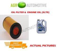 PETROL OIL FILTER + C1 5W30 OIL FOR VOLVO V40 CROSS COUNTRY 2.0 179BHP 2013-