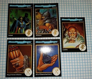1991 TSR AD&D 2nd Edition Gold Rare Cards Lot #492/541/545/563/587 - Picture 1 of 11
