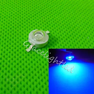 10pcS Ultra Viole UV 1w 3w LED chip Bulb Lamp Light bead 395-410nw 45mil - Picture 1 of 2