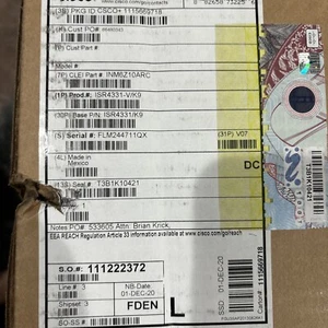 Cisco ISR4331-V/K9 New Sealed Box Router - Picture 1 of 6
