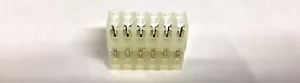 2 Panduit Headers CE156F20-6 CE156F20-6C 6 Position Wire-Board Female IDC NOS - Picture 1 of 1