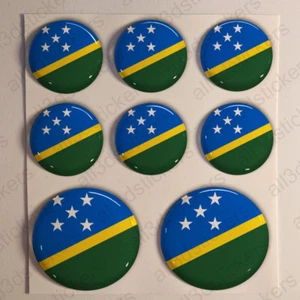 Pegatinas Islas Salomón Gel Cúpula Resina 3D Banderas Vinilo Pegatinas Calcomanías Casco - Imagen 1 de 1