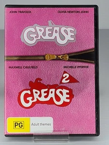 Grease / Grease 2 DVD John Travolta Olivia Newton-John - Picture 1 of 2