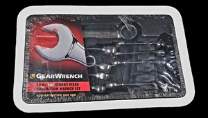 New Gear Wrench 10 Piece 12 Point Stubby Combination SAE Wrench Set 81905 - Picture 1 of 2