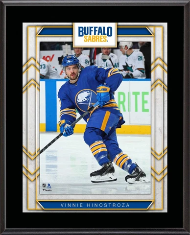 Vinnie Hinostroza Buffalo Sabres 10.5" x 13" Sublimated Player Plaque Cover