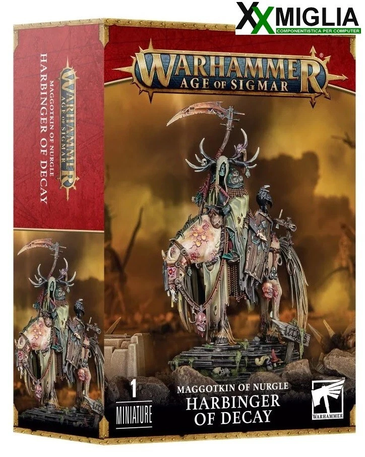 Warhammer Age of Sigmar - Maggotkin of Nurgle - Messaggero del Decadimento 83-26 - Immagine 1 di 1