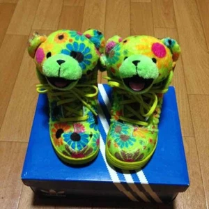 Adidas Jeremy Scott Bear 1 Flower Power G61077 US6.5K 13.5 cm Talla Bebé con Caja Nuevo - Imagen 1 de 5